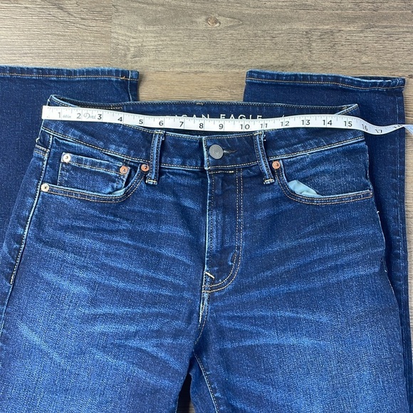 American Eagle Men’s Original Bootcut Jeans, dark wash, size 31 x 34 - Picture 4 of 10